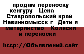 продам переноску кенгуру › Цена ­ 750 - Ставропольский край, Невинномысск г. Дети и материнство » Коляски и переноски   